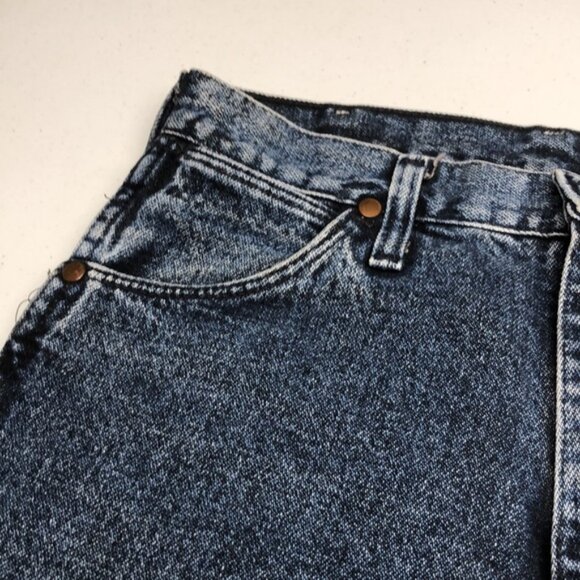 MADE IN USA 🇺🇸 MENS WRANGLER CUTOFF JEANS 30x6 🇺🇸 - Picture 5 of 10